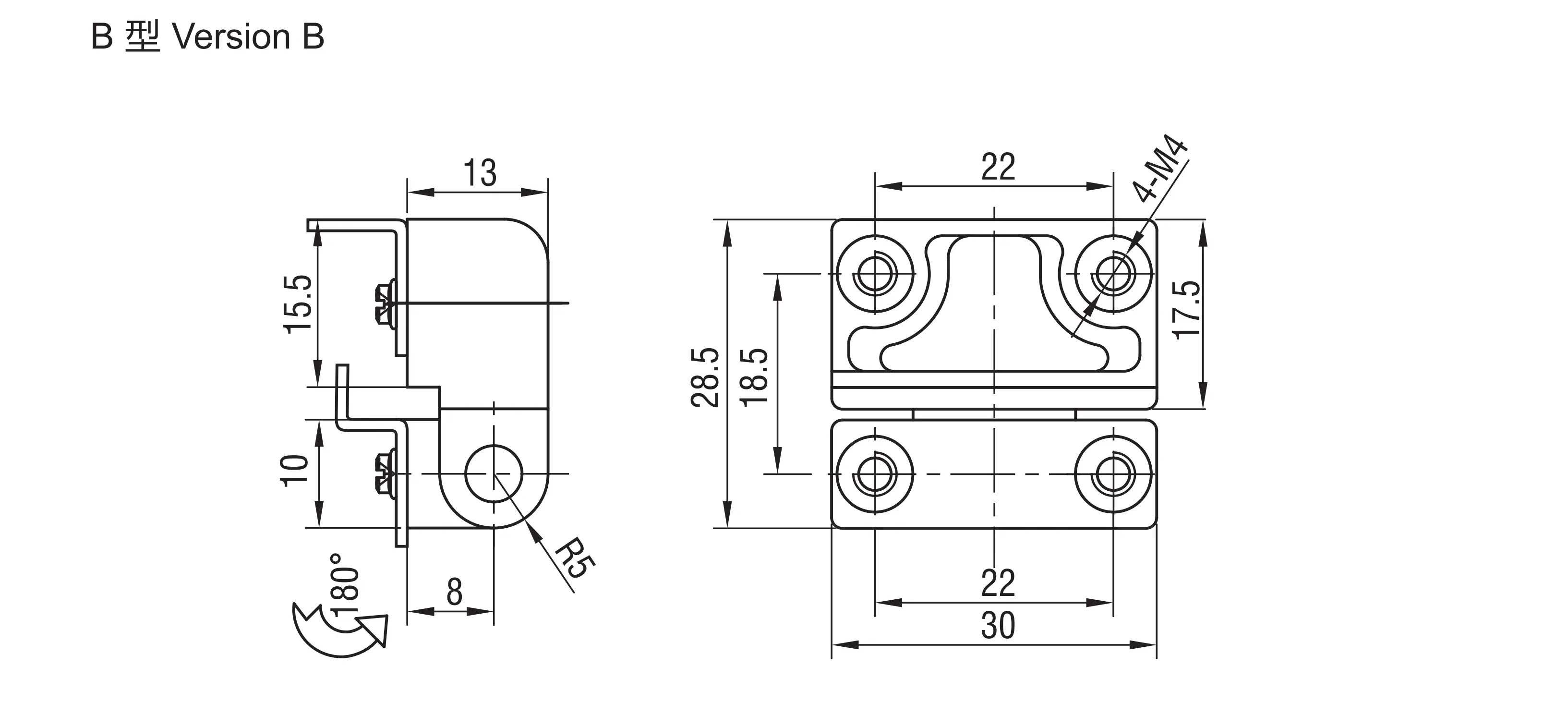 外装铰链 2315-B系列